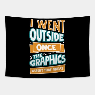 Funny Video Gaming Game Gamer Gift Tapestry