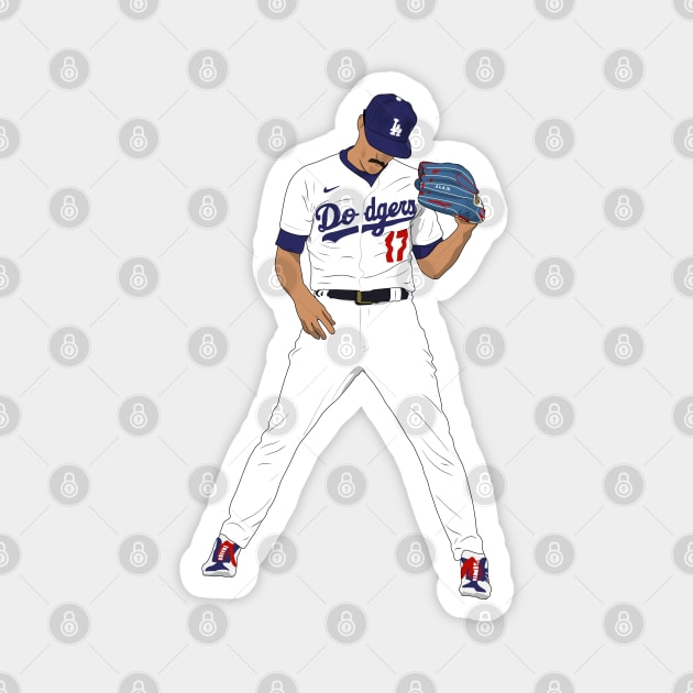 Joe Kelly Los Angeles Baseball Pitcher Magnet by Hevding