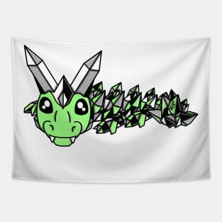 Agender Pride Fidget Crystal Dragon Tapestry