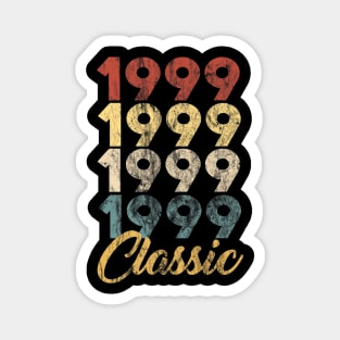 20th Birthday Gift Classic Retro Born 1999 Anniversary Gift Magnet