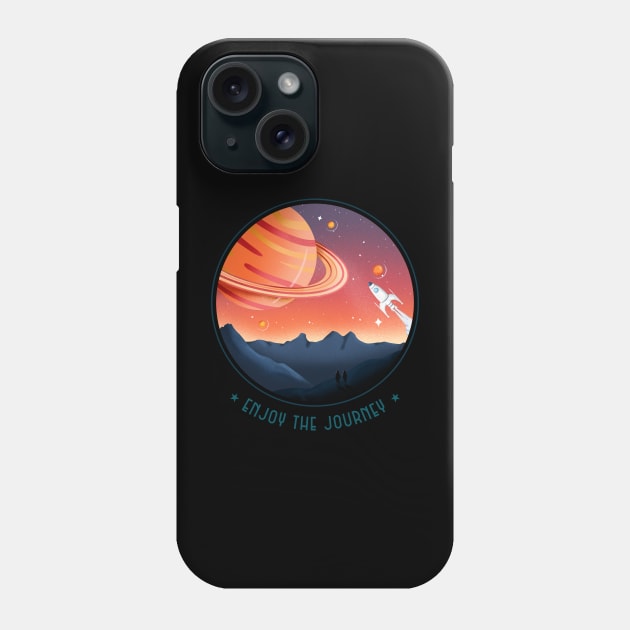 Enjoy the Journey 3 Phone Case by KreativPix