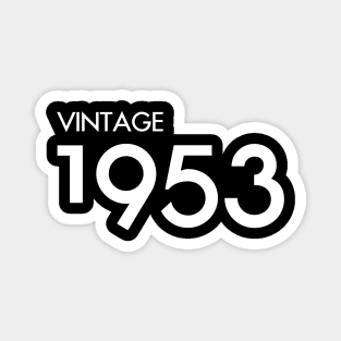 Vintage 1953 Gift 67th Birthday Party Magnet