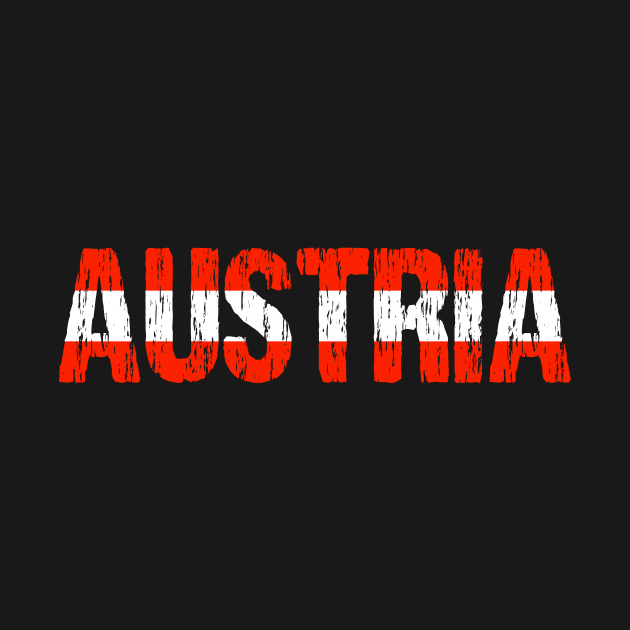 Austria Osterreich Flag Distressed by Nirvanibex