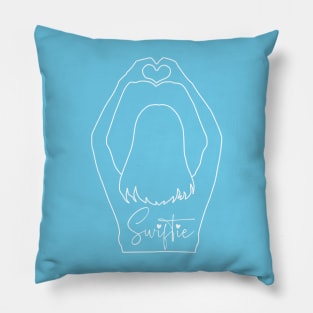 Swiftie Heart Hands - White Pillow