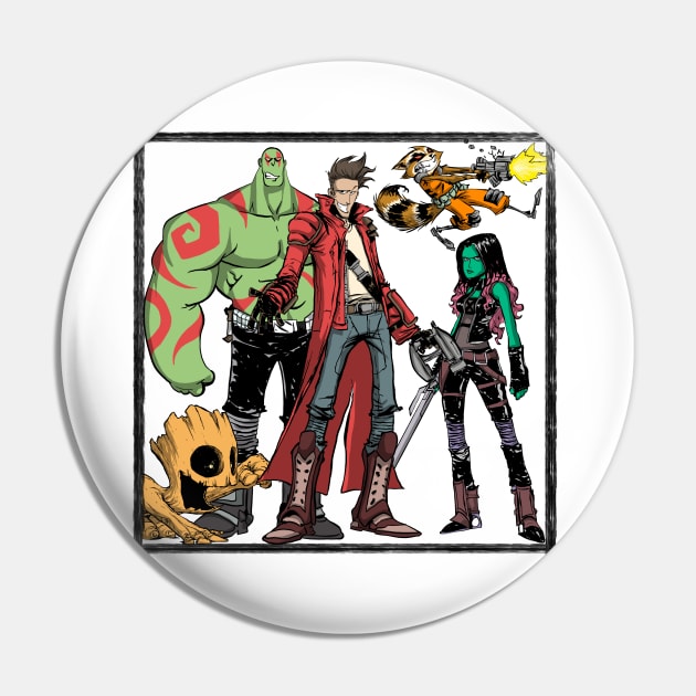 Guardians Pin by Pixelated Potatoe