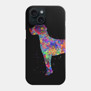 hungarian vizsla dog watercolor Phone Case