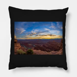 Sunset at Dead Horse Point State Park Pillow