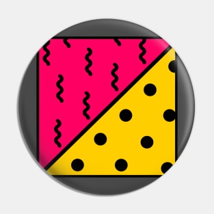 PopArt Pattern Pin