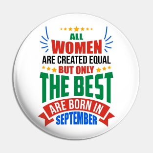 SEPTEMBER Birthday Special - WOMEN Pin