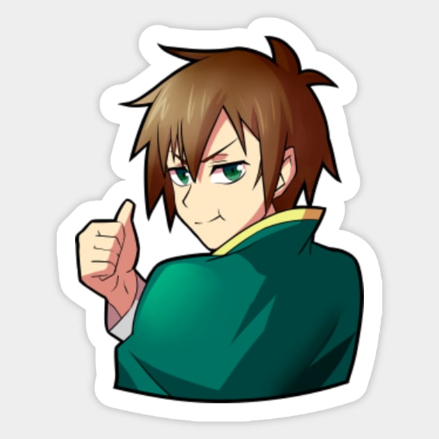 Kazuma Disgusted Konosuba Sticker for Sale by Aestheticanime2