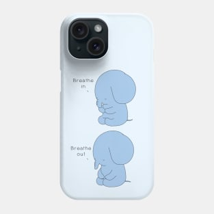 Deep Breathing Elephant Phone Case