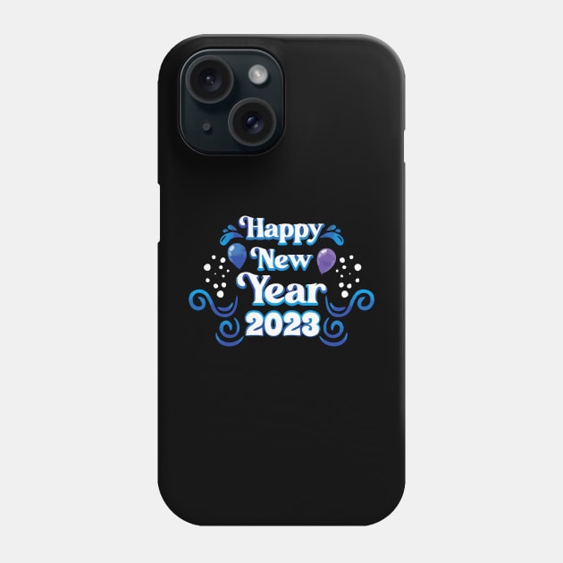 MERRY CHRISTMAS - HAPPY NEW YEAR 2023 Phone Case by levelsart