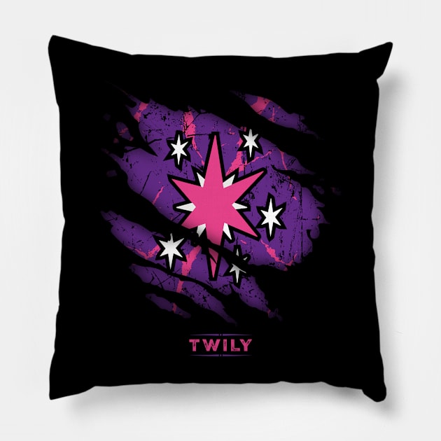 TWILY - RIPPED Pillow by Absoluttees