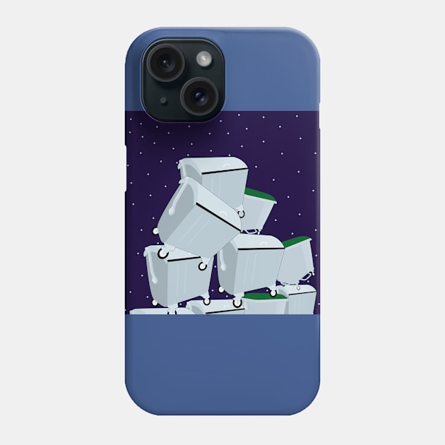 Garbage Containers Phone Case by momomoma