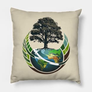 Earth day Pillow