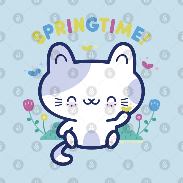 Springtime Kitty by Kitty Cotton