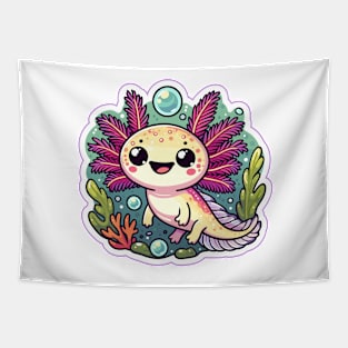Cute Axolotl Tapestry