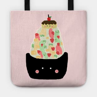 Pudding Shaved ice Tote