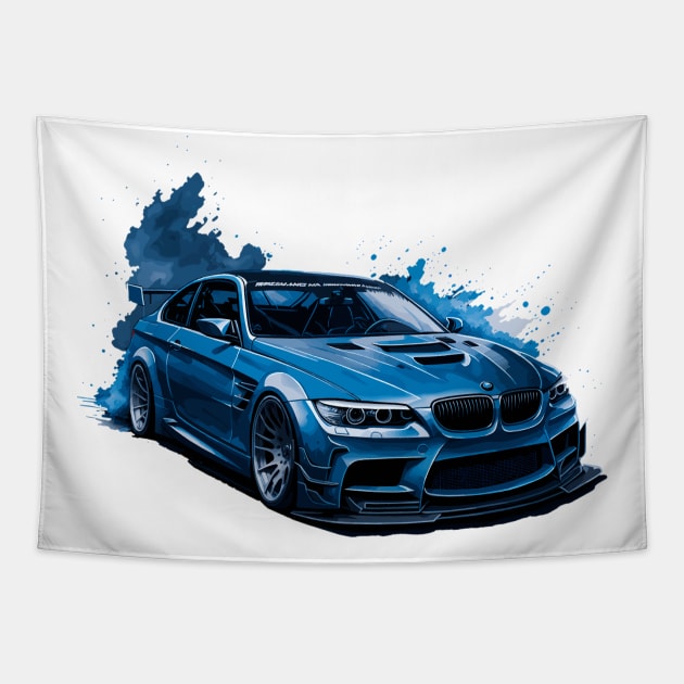 BMW M3 GTR Tapestry by remixer2020