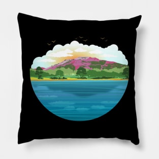 Mount Scott - Evening Edition Pillow