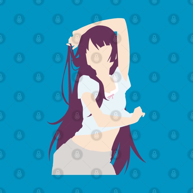 Senjougahara Minimalist Ver.2 by ZeroKara