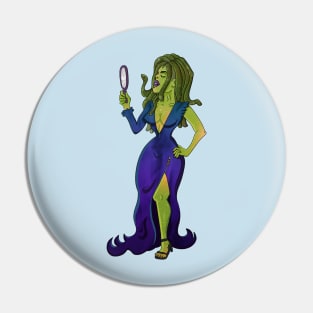 Gorgeous Gorgon (Medusa) Pin