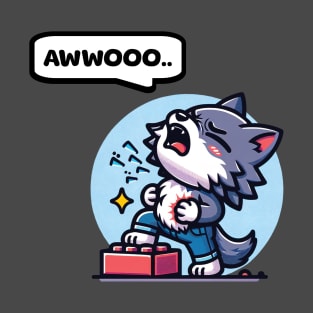 Cute Howling Werewolf T-Shirt