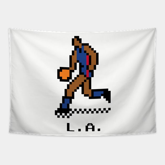 8-Bit Basketball - Los Angeles Tapestry by The Pixel League