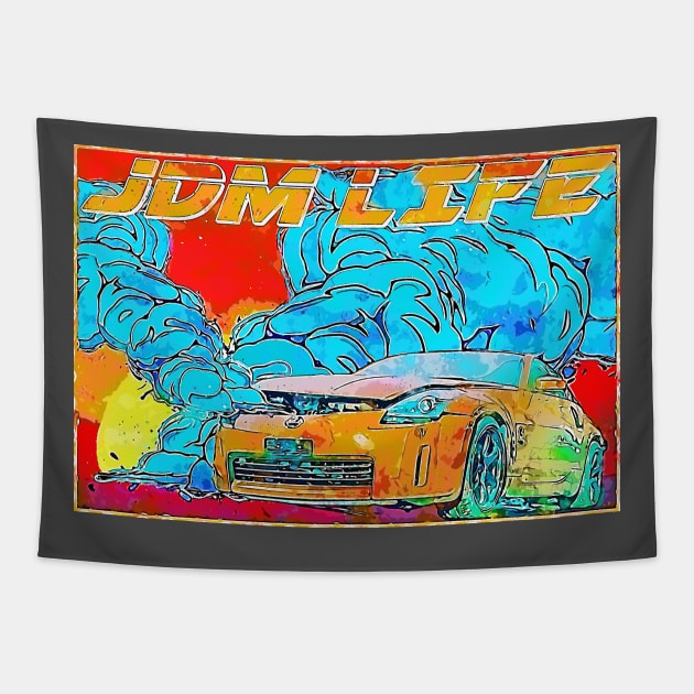 JDM Life Tapestry by FurryBallBunny