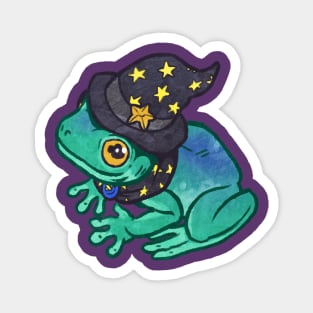 Magical Frog Witch Magnet