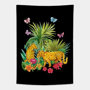 Cheetahs And Butterflies Tapestry