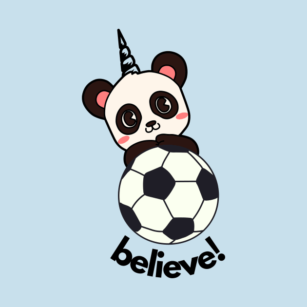 Believe! Baby panda unicorns believe, and so should you! by shoreamy