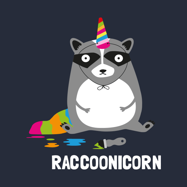 Raccoonicorn - Unicorn Costume Raccoon by propellerhead