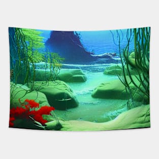 Fantasy Imaginary Seascape, Amazing Nature Tapestry