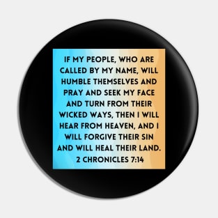 Bible Verse 2 Chronicles 7:14 Pin