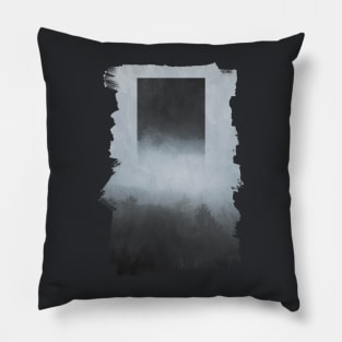 Foggy Forest Reflection Pillow