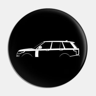 Range Rover (2012) Silhouette Pin