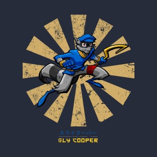 Sly Cooper Retro Japanese T-Shirt