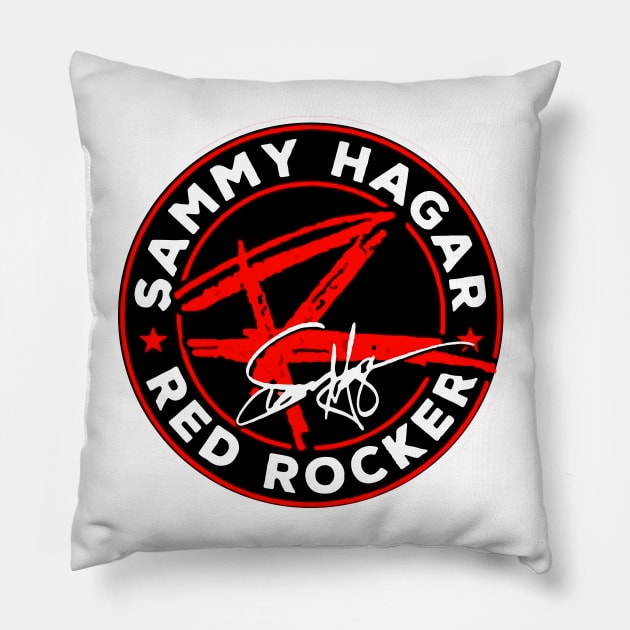 sammy hagar rocker Pillow by CoconutSportsCo