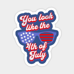 Fourth of July Magnet