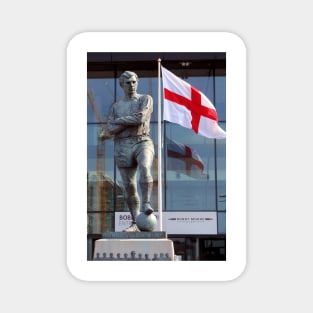 Bobby Moore Statue England Flag Wembley Stadium Magnet