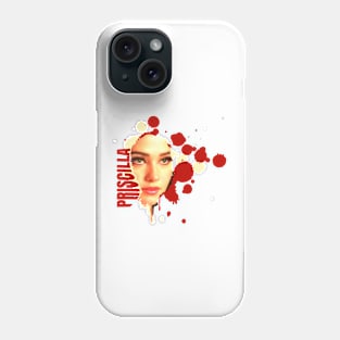 Cailee Spaeny priscilla movie film 2023 graphic design Phone Case