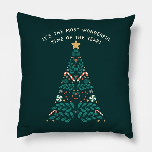 It's the most wonderful | Time of the yeah ! Pillow by i am Cuta