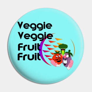 Veggie Veggie Fruit Fruit Pin