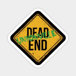 Dead End Green Graffiti Unionville Magnet