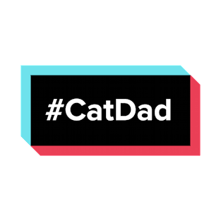 Cat Dad Tik Tok Meme T-Shirt