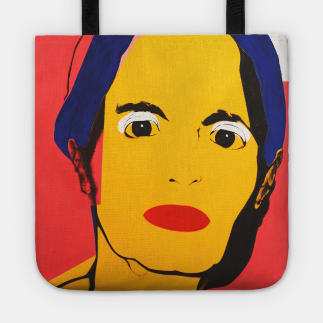 Pop Art Woman Face Pop Art Woman Tote Teepublic