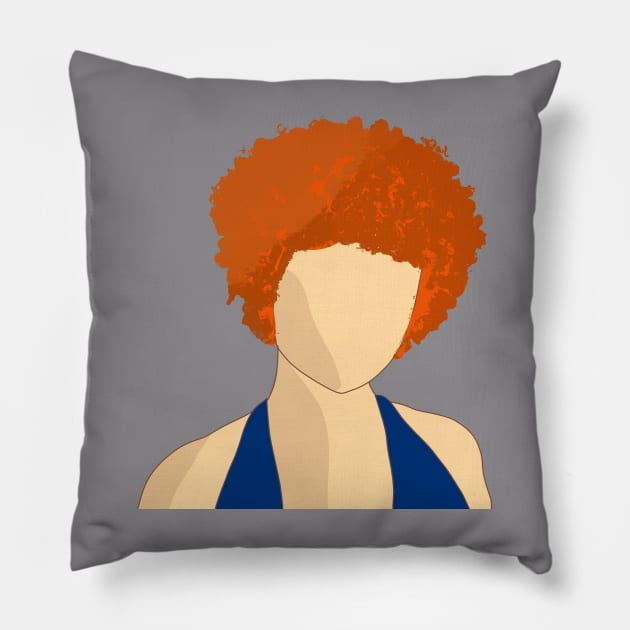 ice spice sticker tiktok viral design Pillow by artsuhana