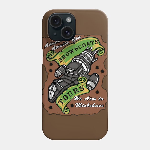 Browncoats Tours Phone Case by OfficeInk