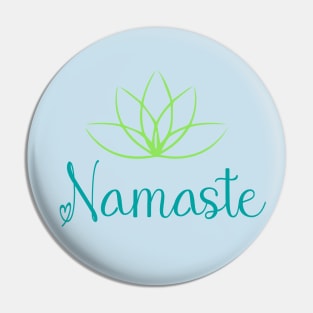 Namaste Yoga Lotus Mom Gift Pin